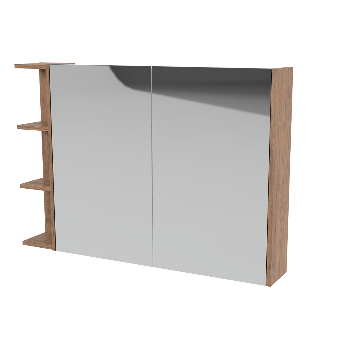 New York Mirror Cabinet 1050mm Right Double Door Platinum Collection (NEW-SC-1050-R-P)