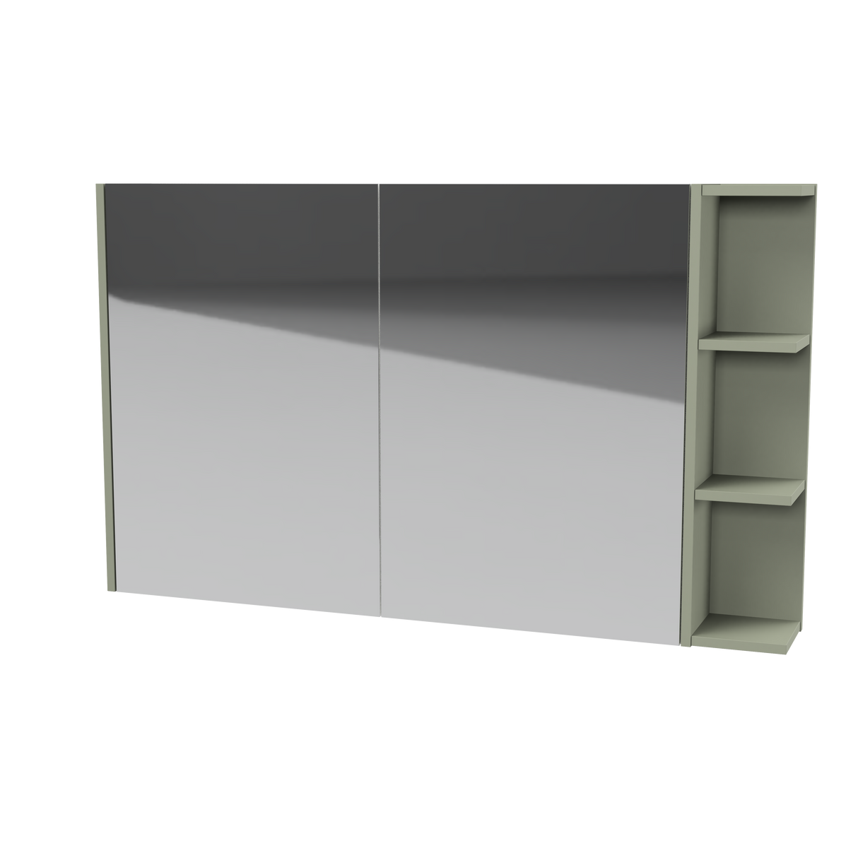 New York Mirror Cabinet 1200mm Left Double Door Platinum Collection (NEW-SC-1200-L-P)