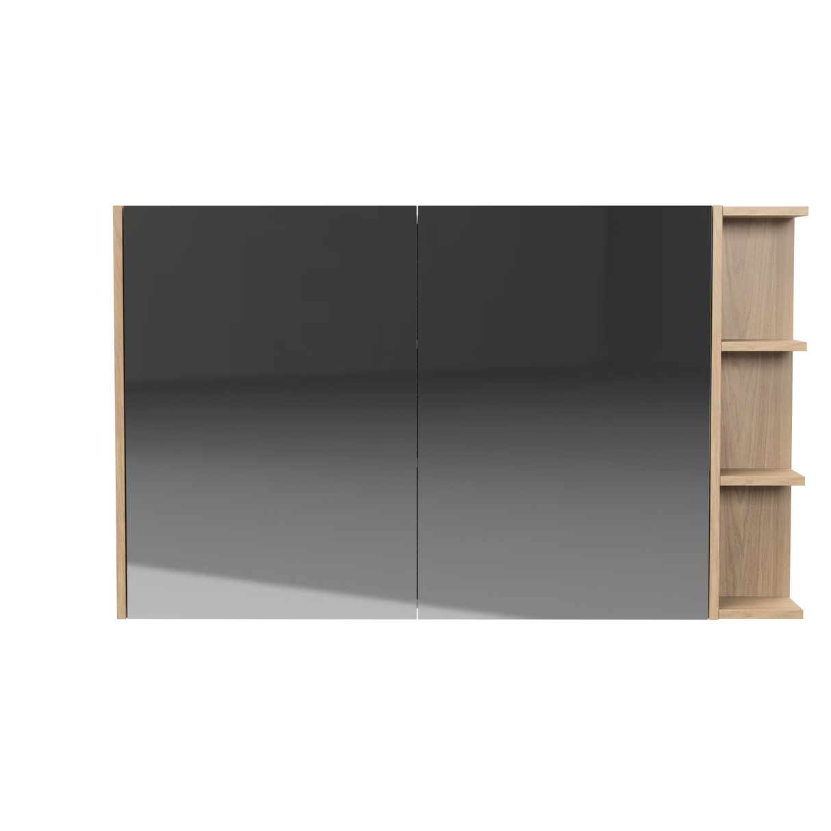 New York Mirror Cabinet 1200mm Left Double Door Gold Collection (NEW-SC-1200-L-G)