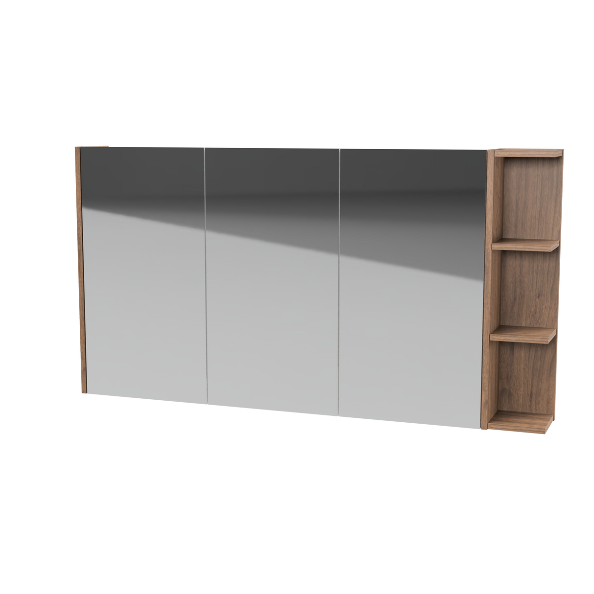 New York Mirror Cabinet 1350mm Left Three Door Platinum Collection (NEW-SC-1350-L-P)