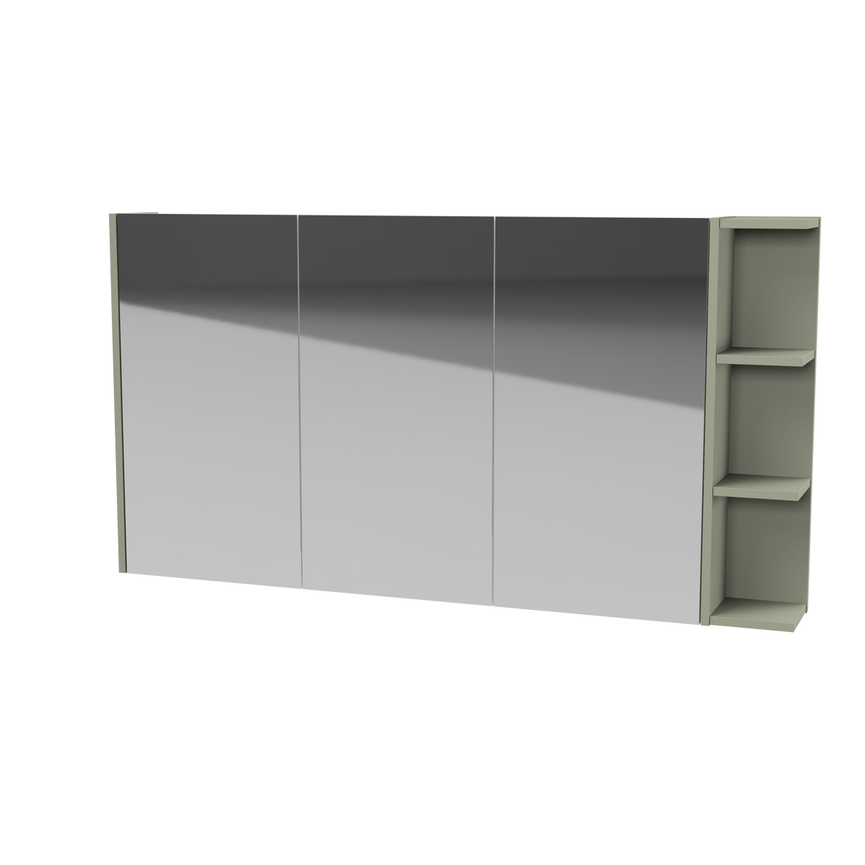 New York Mirror Cabinet 1350mm Left Three Door Gold Collection (NEW-SC-1350-L-G)