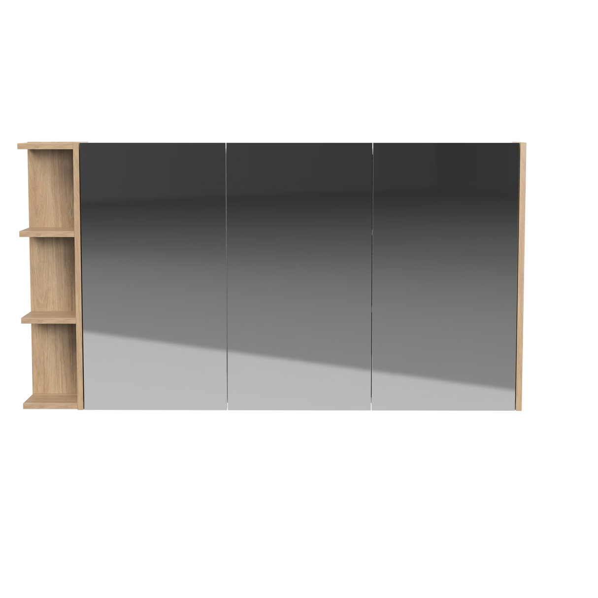New York Mirror Cabinet 1350mm Right Three Door Platinum Collection (NEW-SC-1350-R-P)