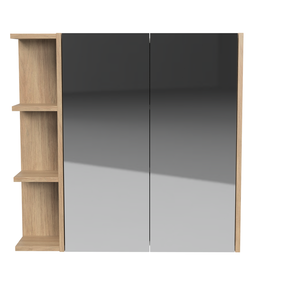 New York Mirror Cabinet 750mm Right Double Door Platinum Collection (NEW-SC-750-R-P)