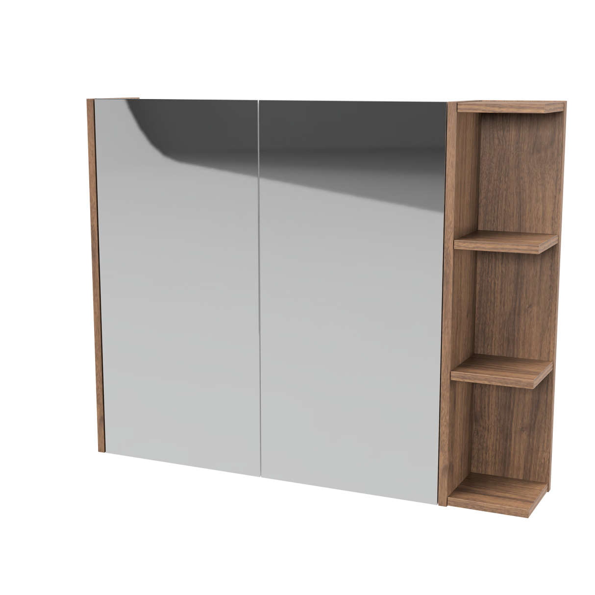 New York Mirror Cabinet 900mm Left Double Door Gold Collection (NEW-SC-900-L-G)