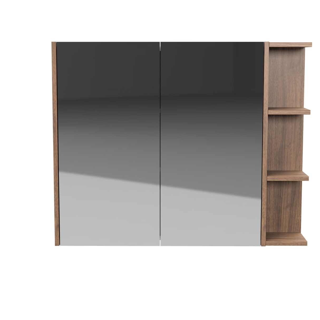 New York Mirror Cabinet 900mm Left Double Door Gold Collection (NEW-SC-900-L-G)