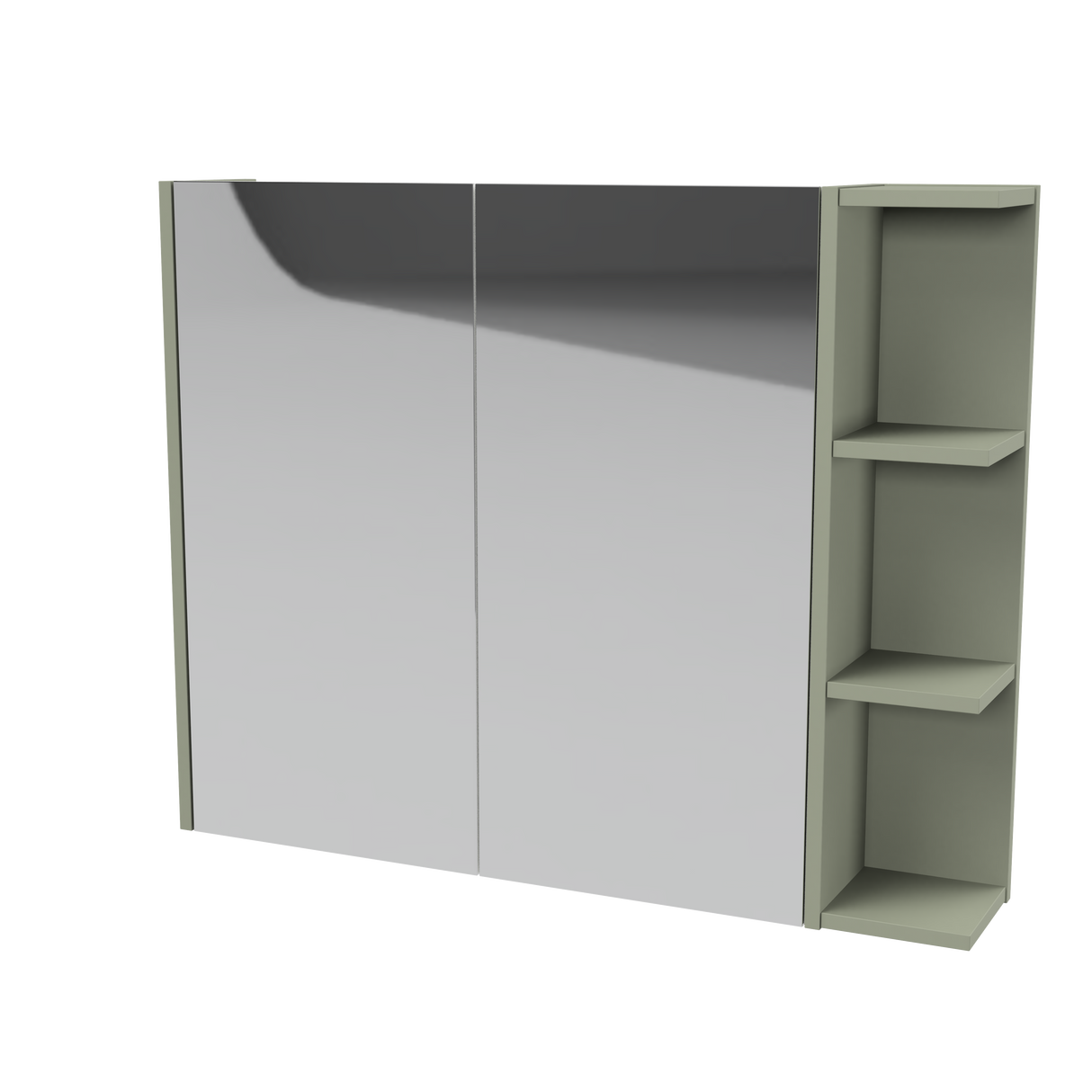 New York Mirror Cabinet 900mm Left Double Door Gold Collection (NEW-SC-900-L-G)