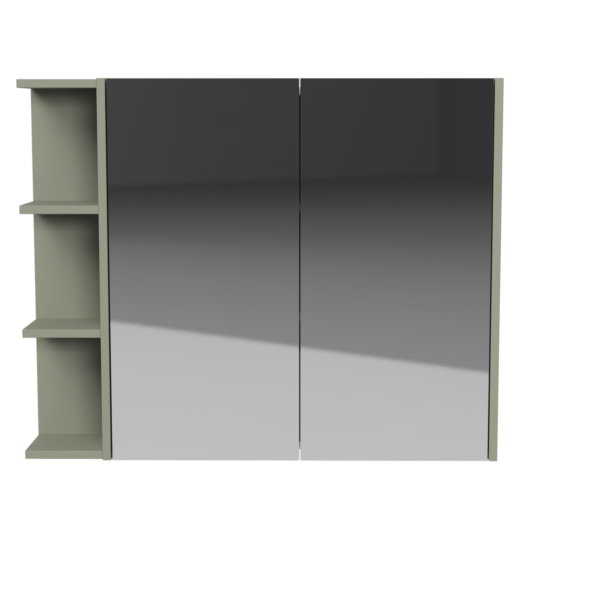 New York Mirror Cabinet 900mm Right Double Door Platinum Collection (NEW-SC-900-R-P)