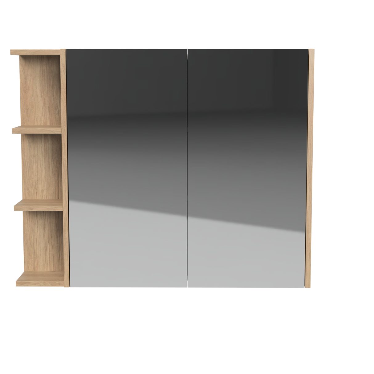 New York Mirror Cabinet 900mm Right Double Door Platinum Collection (NEW-SC-900-R-P)