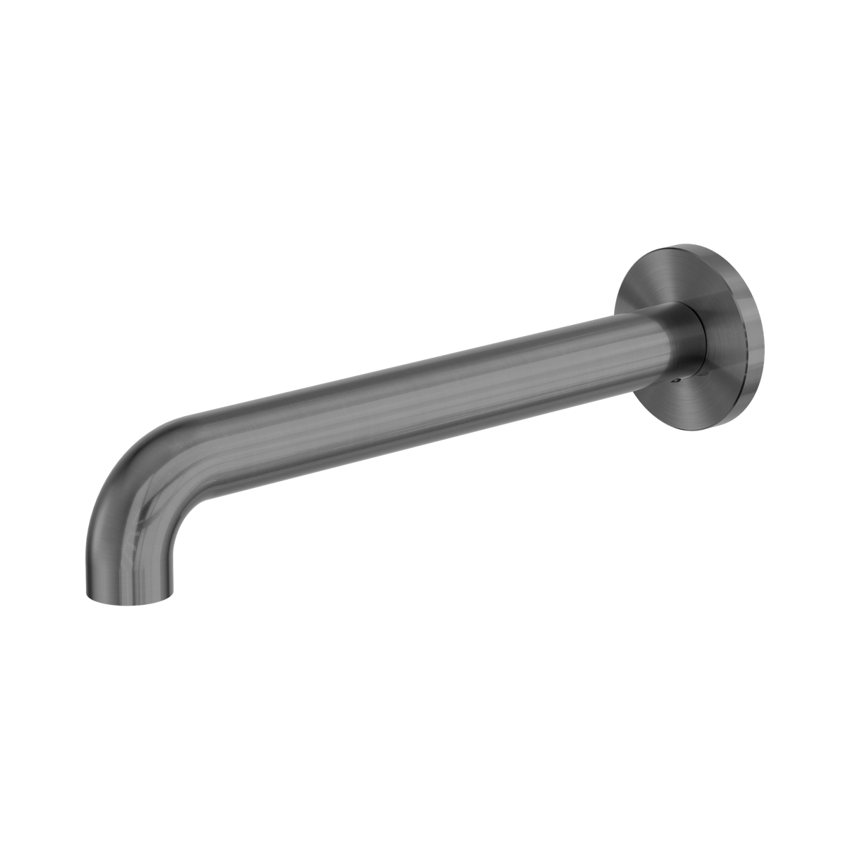 An image of Nero Tapware Zen SS316L Round Basin/Bath Spout Only 230mm Graphite