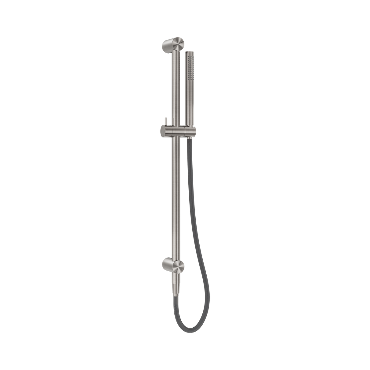 An image of Nero Tapware Zen SS316L Shower Rail With Outdoor Shower Hose Brushed Nickel
