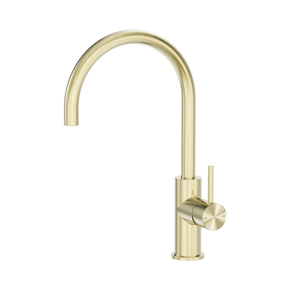 An image of Nero Tapware Zen SS316L Kitchen Mixer Brushed Gold