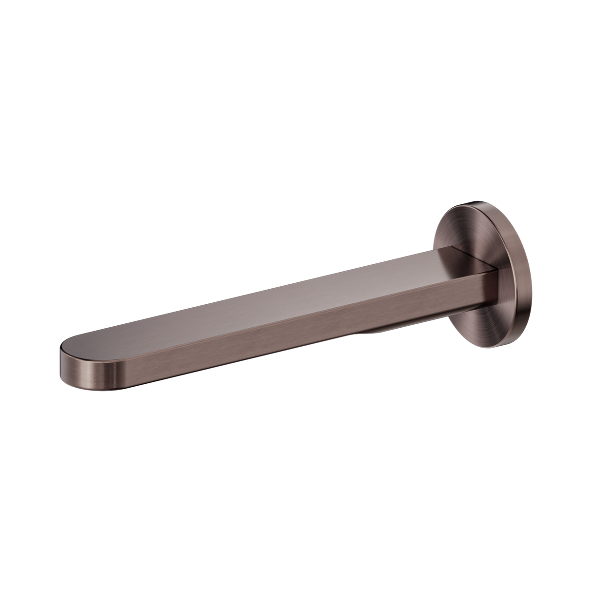 An image of Nero Tapware Pure SS316L Round Bath Spout Only Brushed Bronze