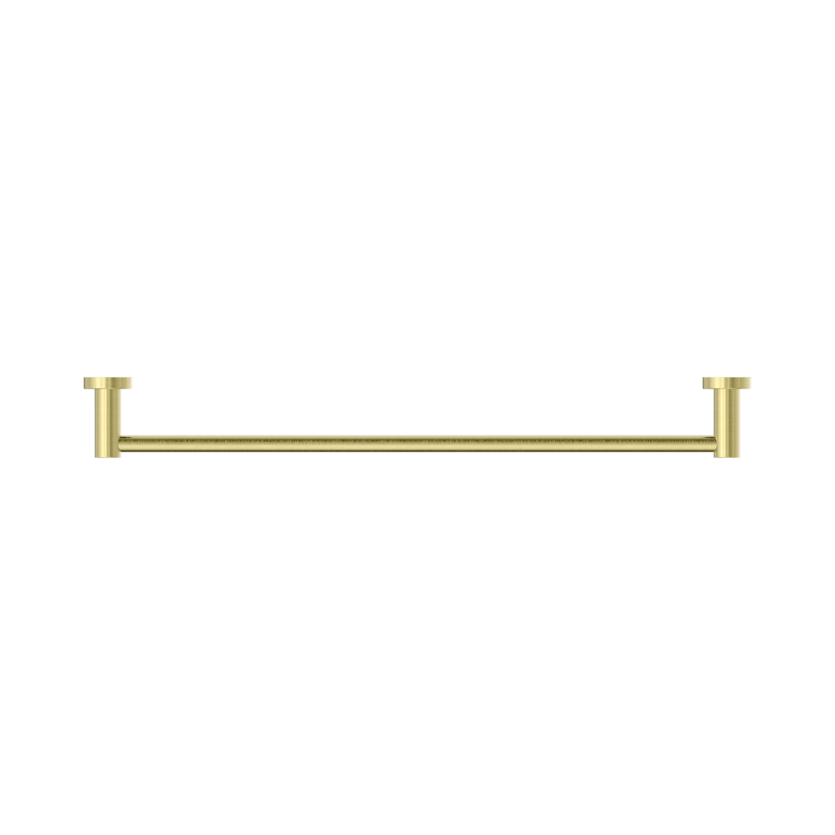 An image of Nero Tapware Mecca Single Towel Rail 600mm Brushed Gold