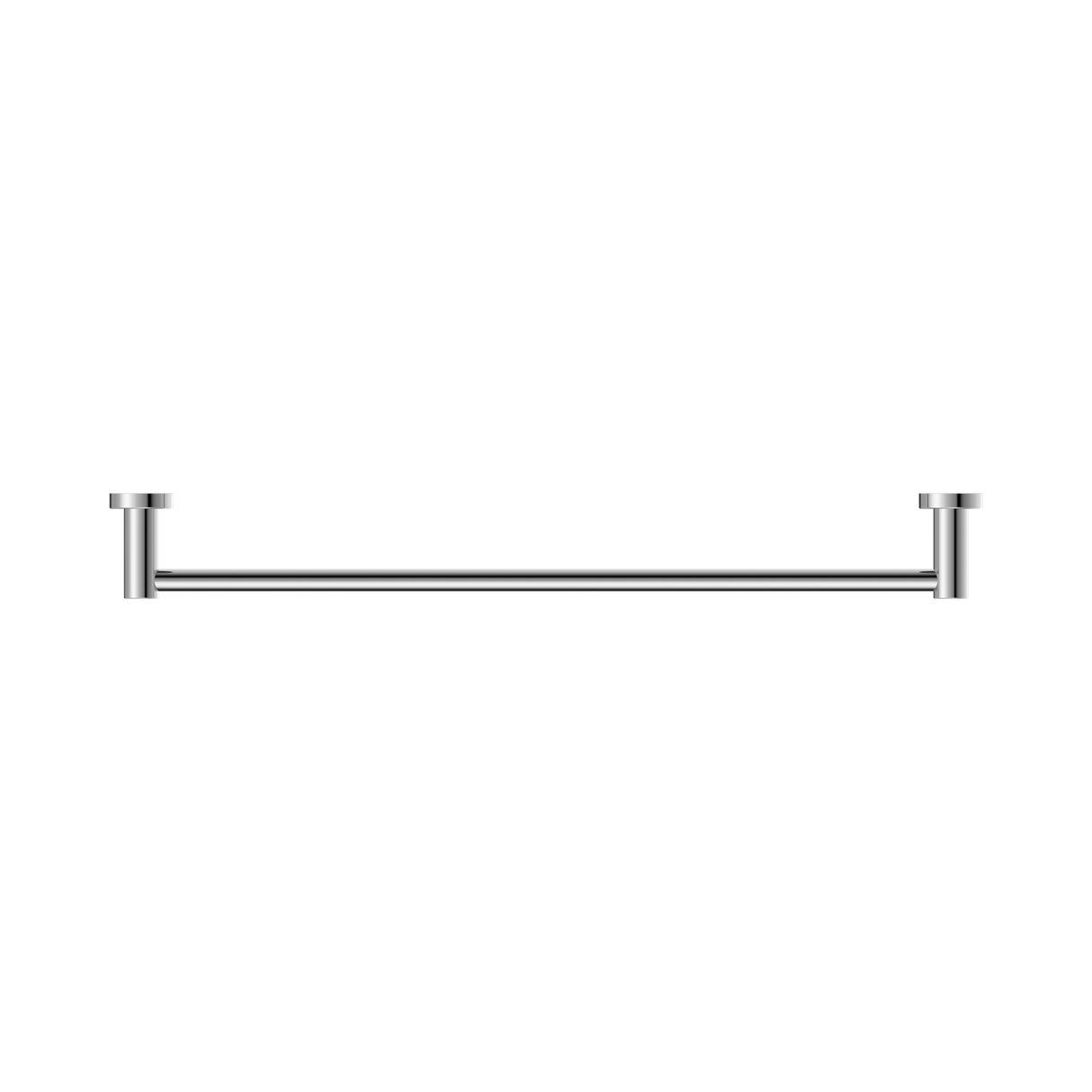 An image of Nero Tapware Mecca Single Towel Rail 600mm Chrome