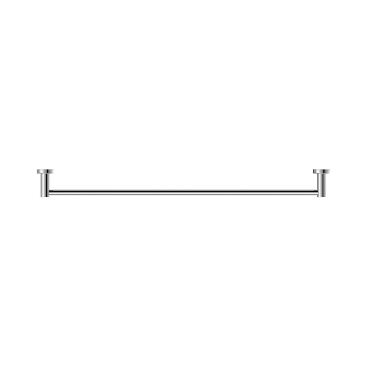 An image of Nero Tapware Mecca Single Towel Rail 800mm Chrome