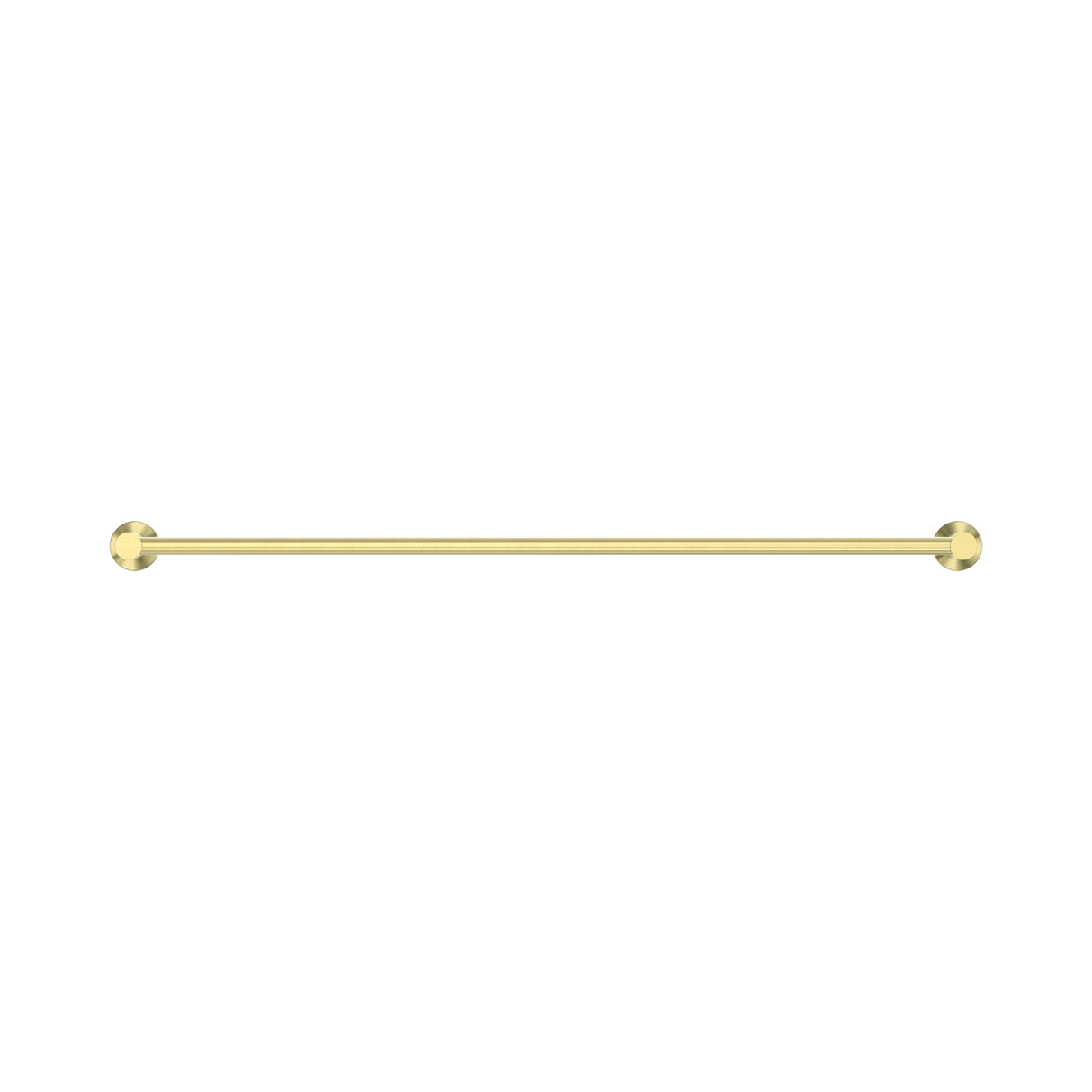 An image of Nero Tapware Mecca Double Towel Rail 800mm Brushed Gold