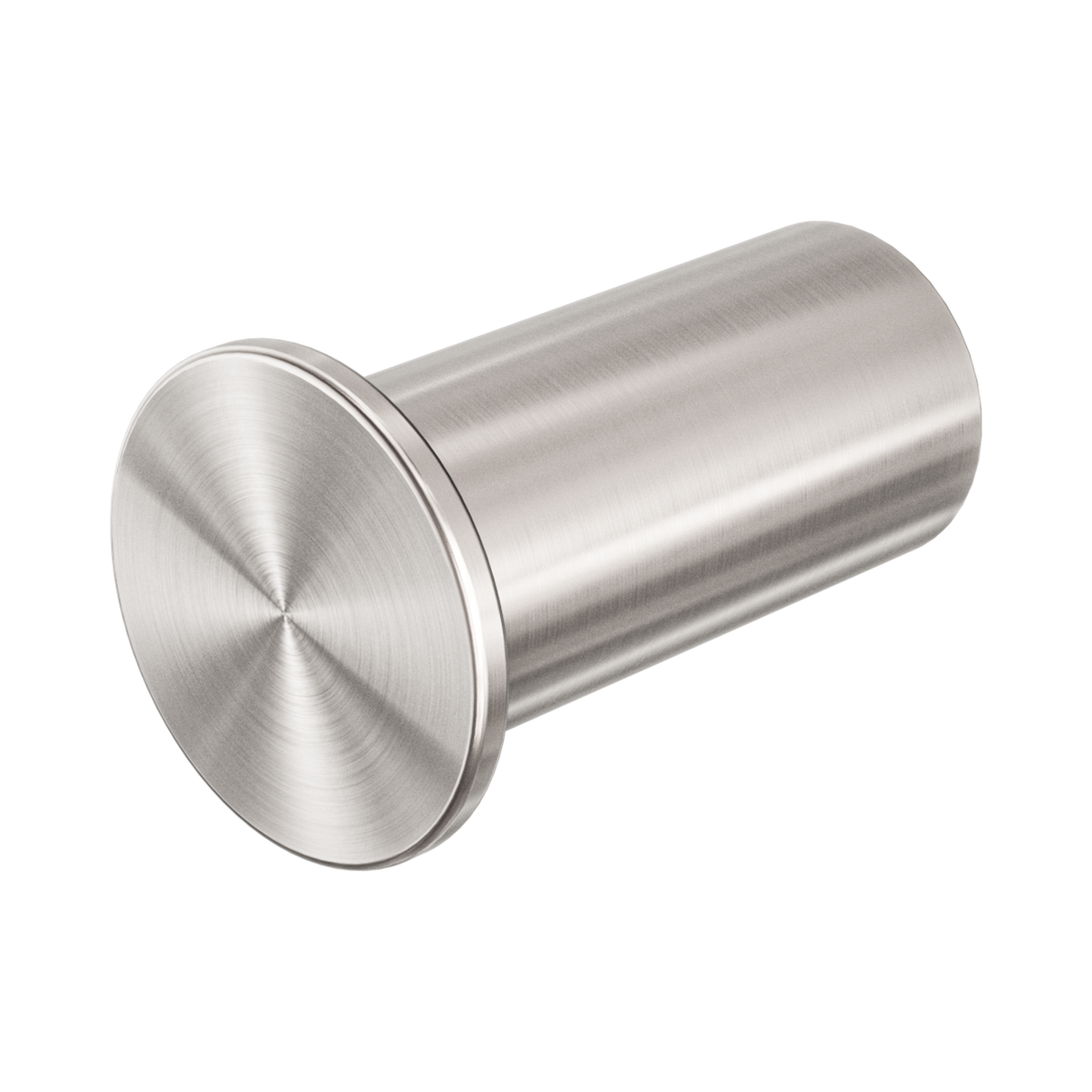 An image of Nero Tapware Mecca Robe Hook Slim Brushed Nickel