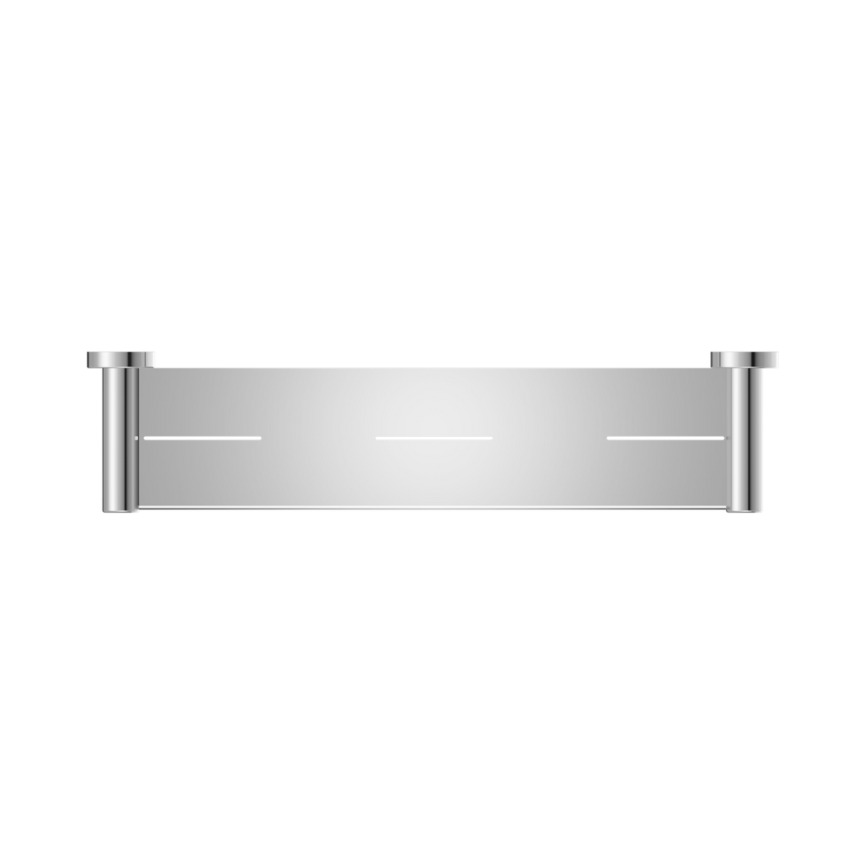 An image of Nero Tapware Mecca Metal Shower Shelf Chrome