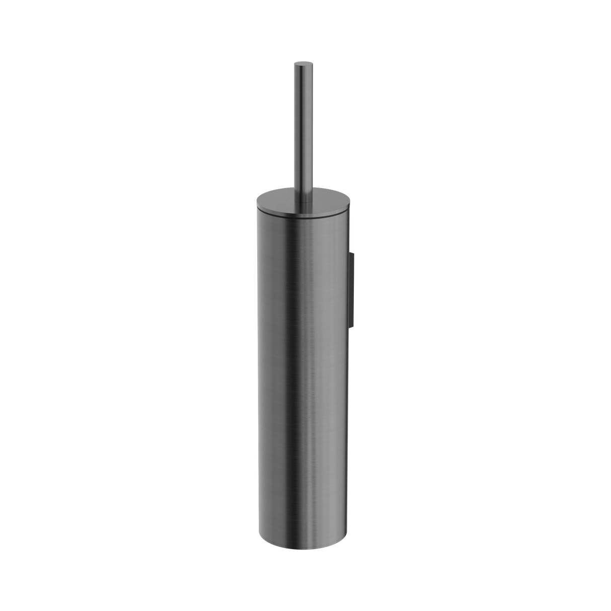 An image of Nero Tapware Mecca Toilet Brush Holder Gun Metal