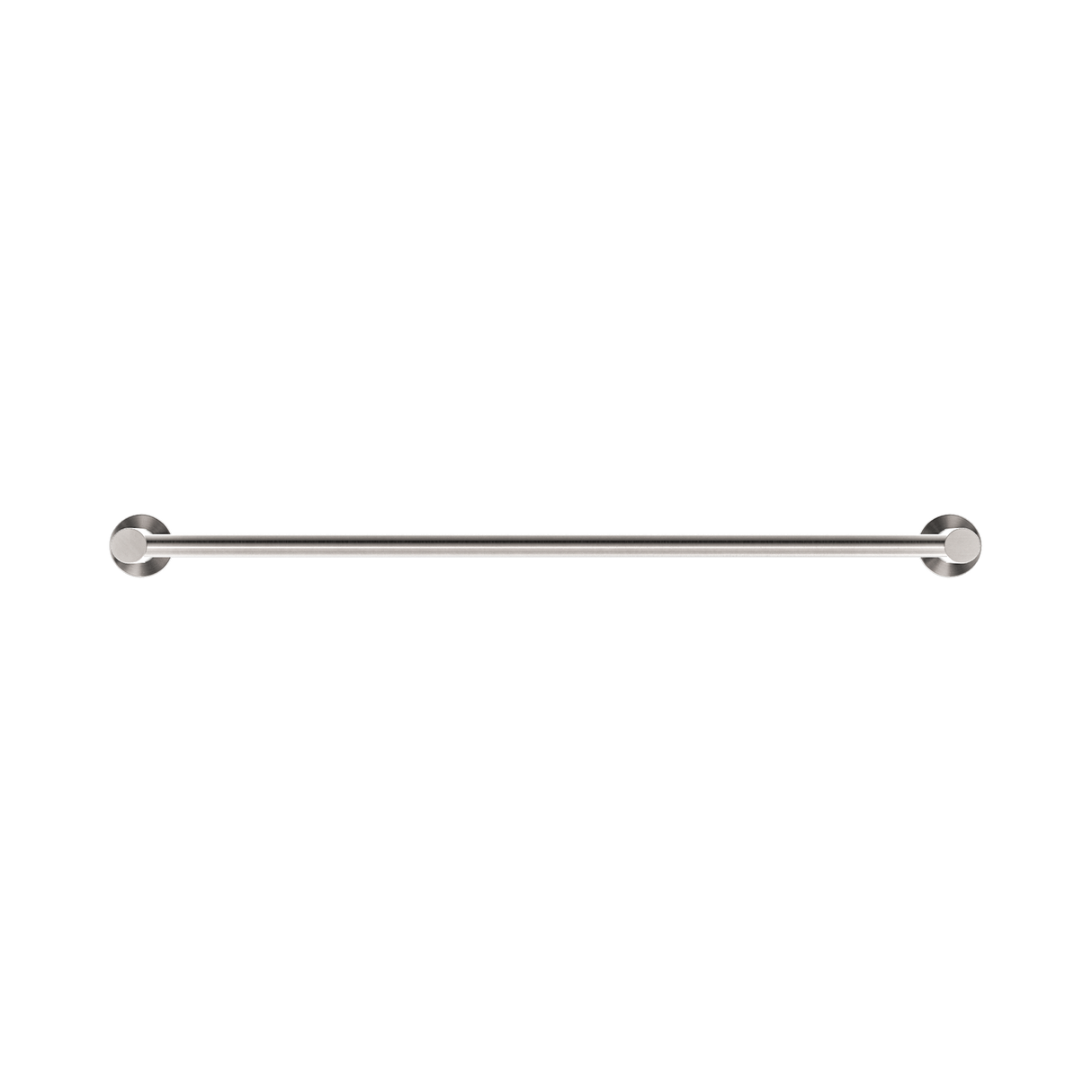 An image of Nero Tapware Mecca Towel Rack Brushed Nickel
