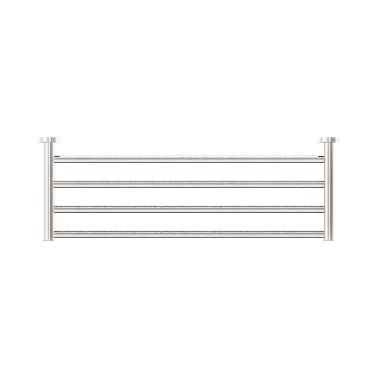 An image of Nero Tapware Mecca Towel Rack Brushed Nickel