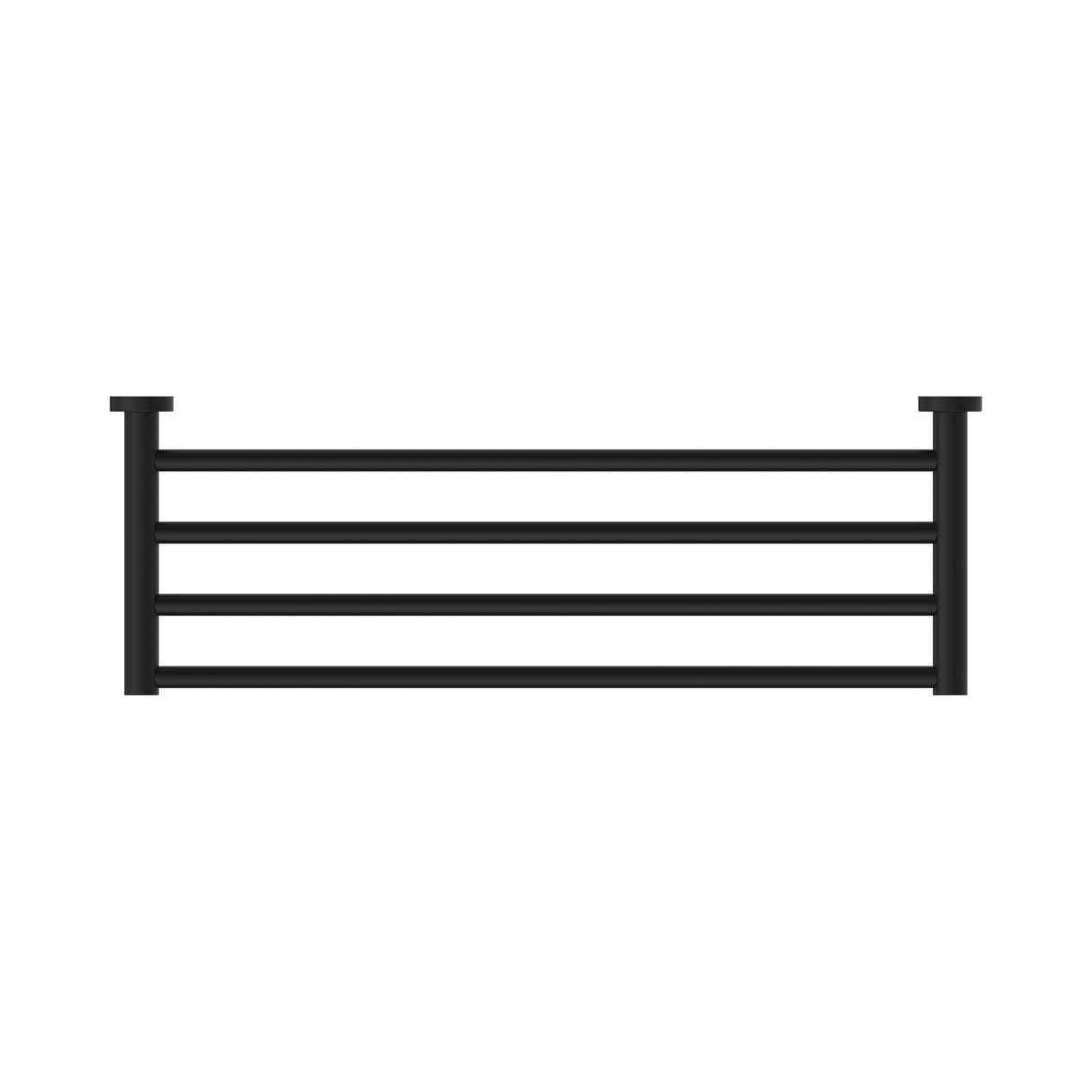 An image of Nero Tapware Mecca Towel Rack Matte Black
