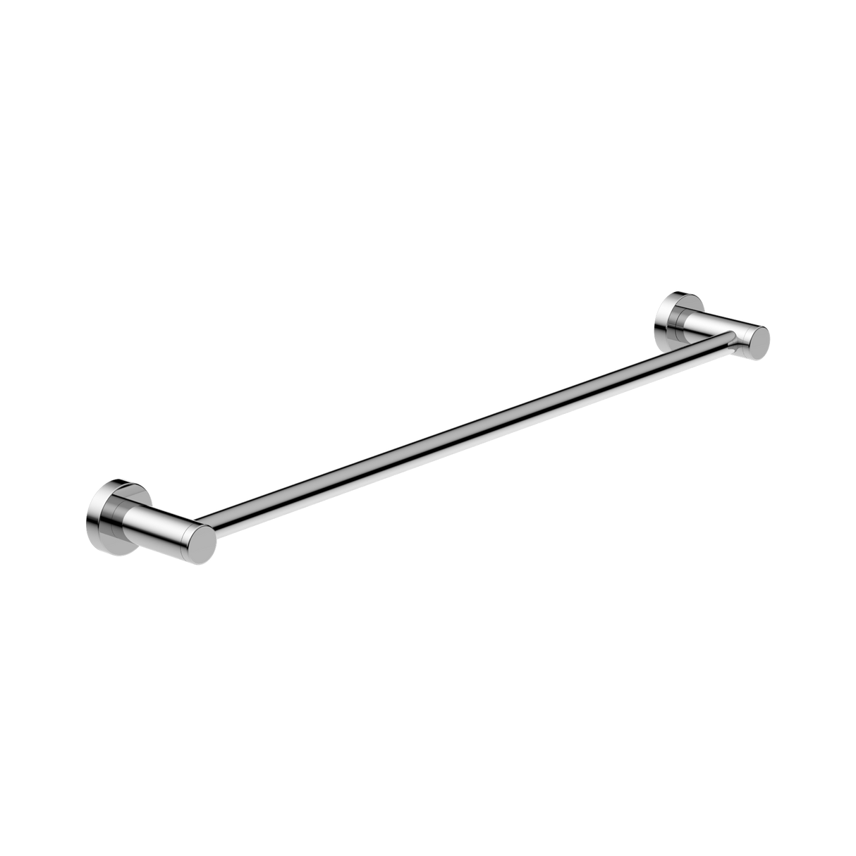 An image of Nero Tapware Classic Single Towel Rail 600mm Chrome
