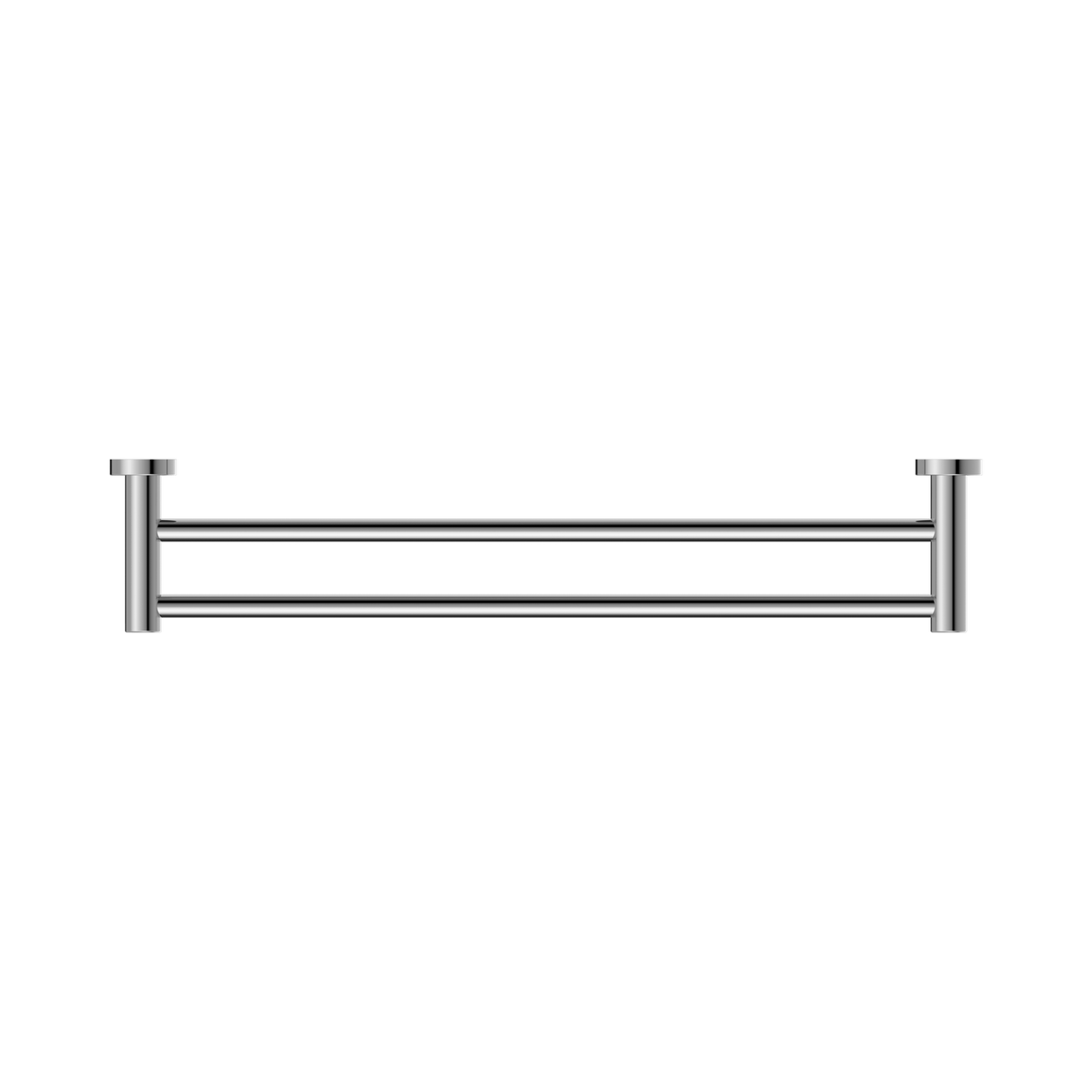 An image of Nero Tapware Classic Double Towel Rail 600mm Chrome