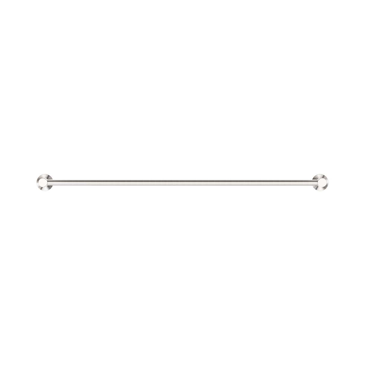 An image of Nero Tapware Classic Double Towel Rail 800mm Brushed Nickel
