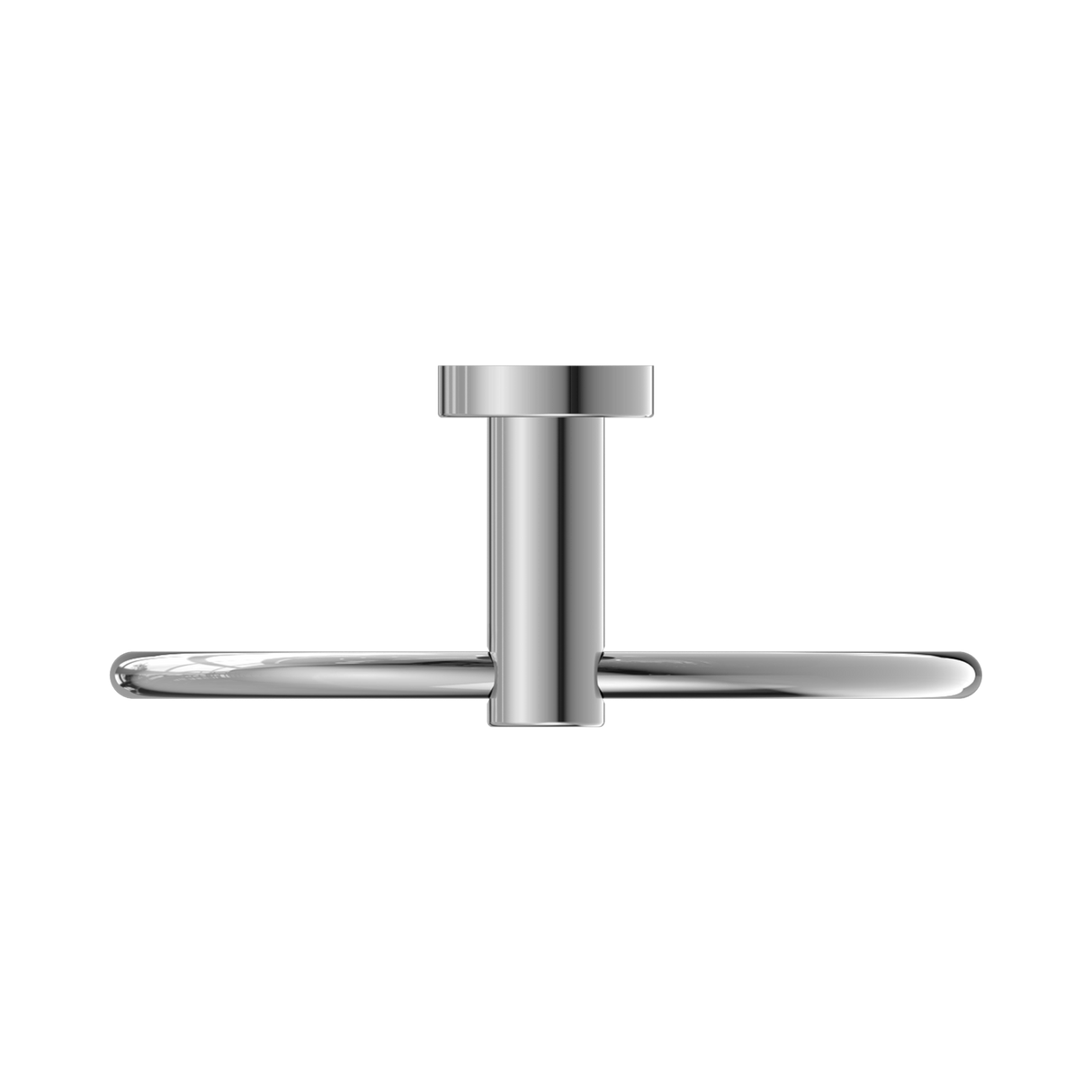 An image of Nero Tapware Classic Hand Towel Ring Chrome