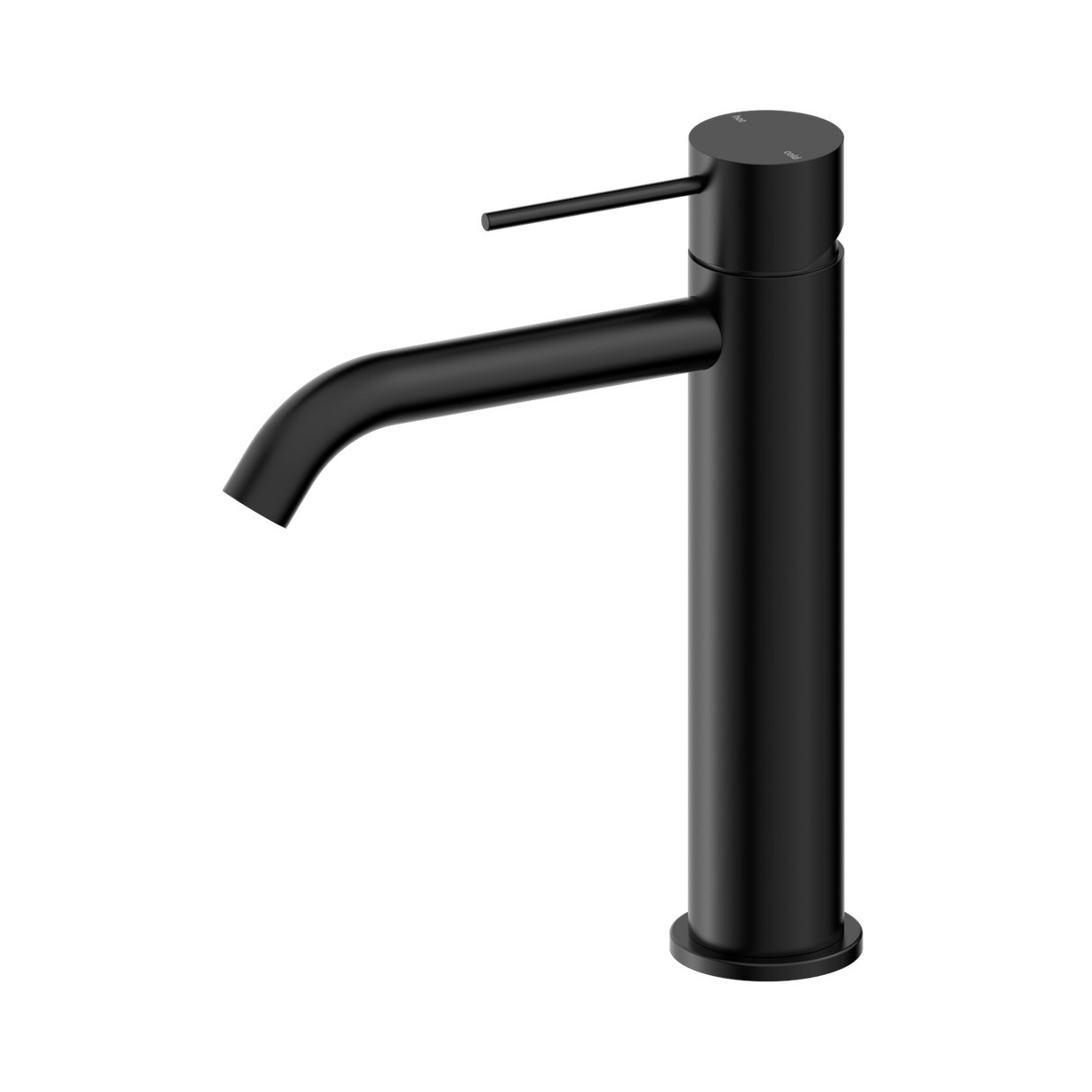 An image of Nero Tapware Mecca Mid Tall Basin Mixer Matte Black