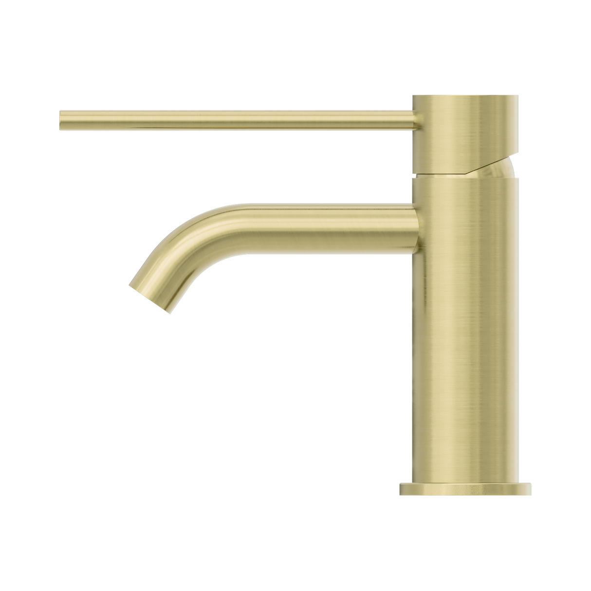 An image of Nero Tapware Mecca Care Basin Mixer Brushed Gold