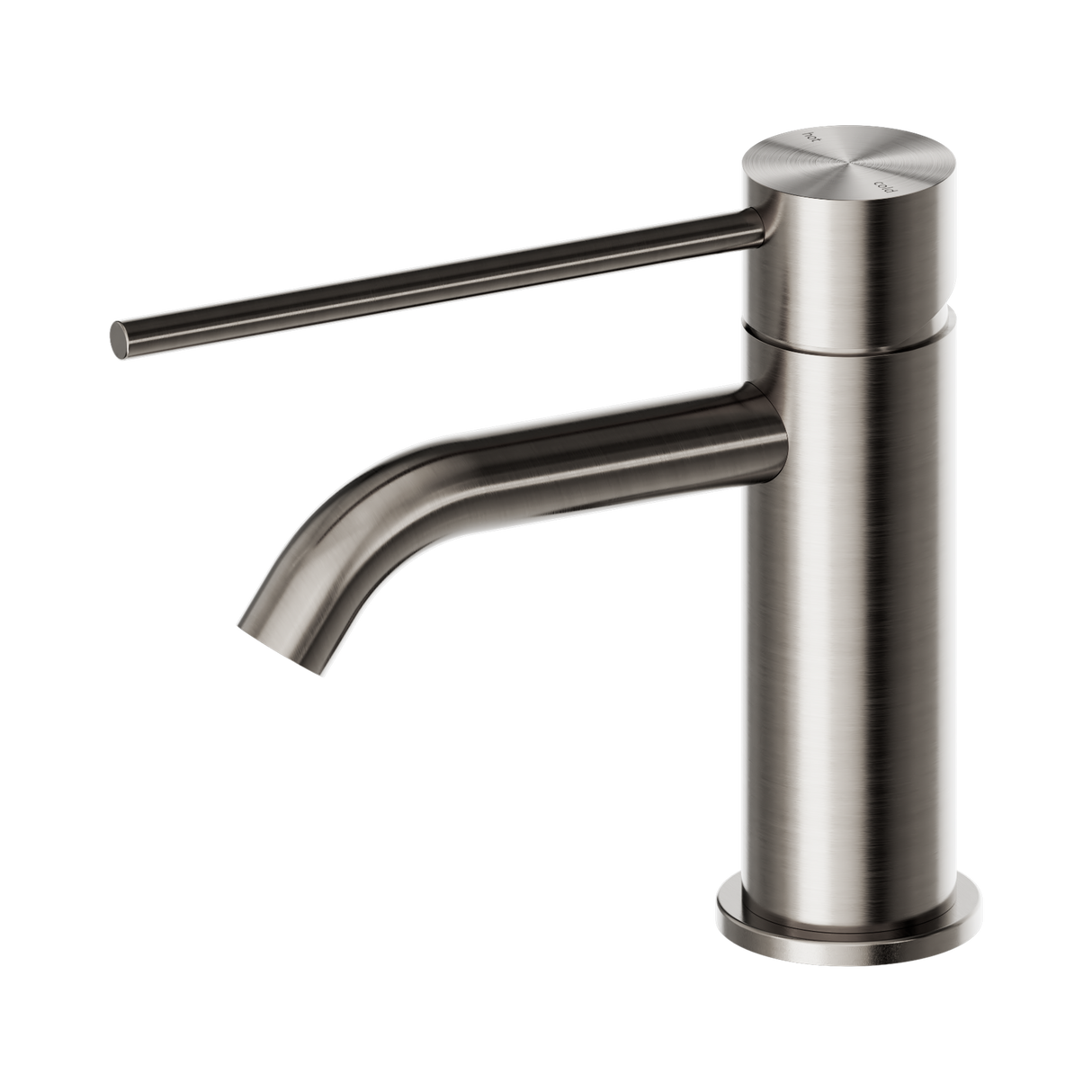An image of Nero Tapware Mecca Care Basin Mixer Brushed Nickel