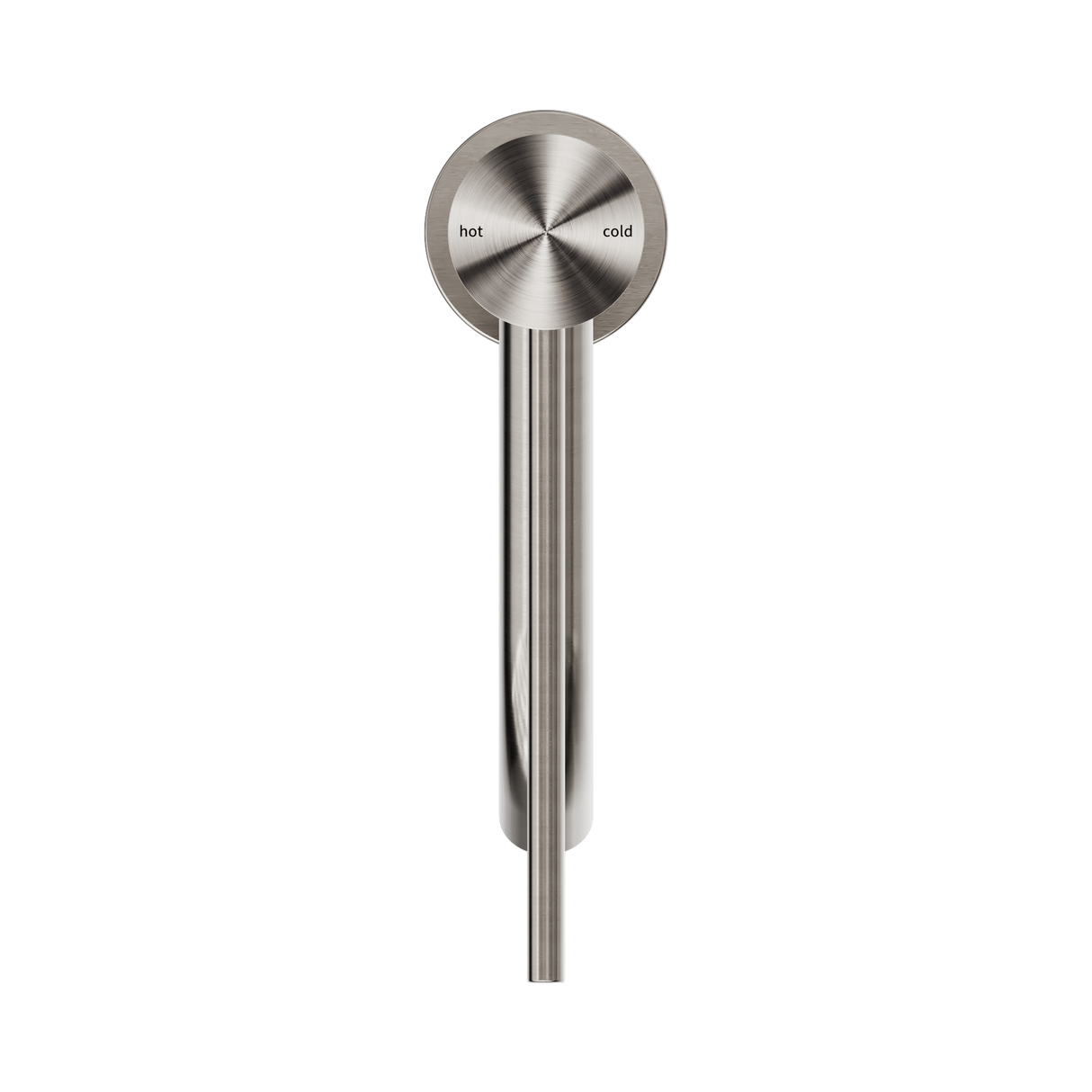An image of Nero Tapware Mecca Care Basin Mixer Brushed Nickel