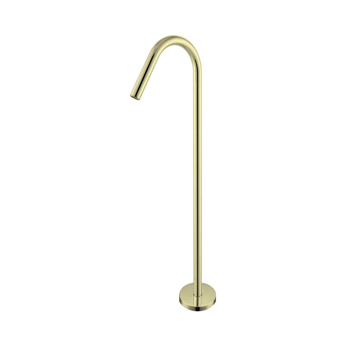 An image of Nero Tapware Mecca Freestanding Bath Spout Only Brushed Gold