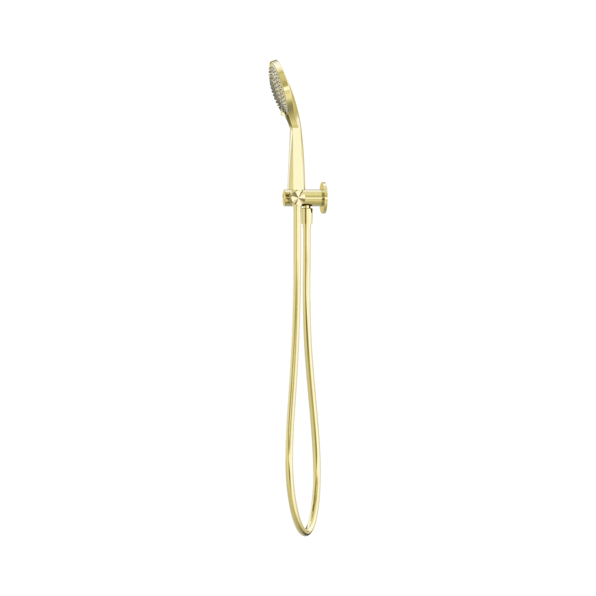 An image of Nero Tapware Mecca Shower On Bracket With Air Shower Brushed Gold