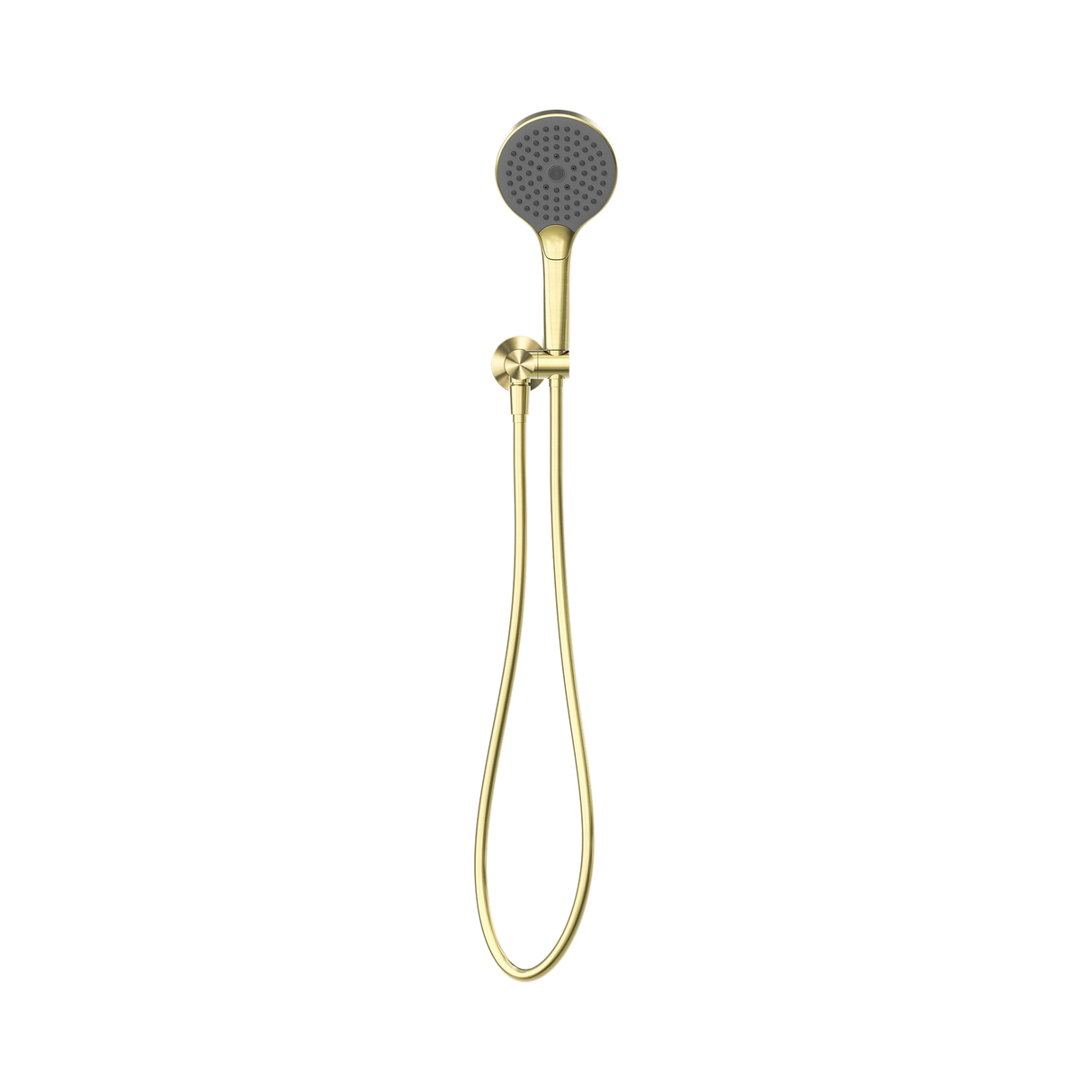 An image of Nero Tapware Mecca Shower On Bracket With Air Shower II Brushed Gold