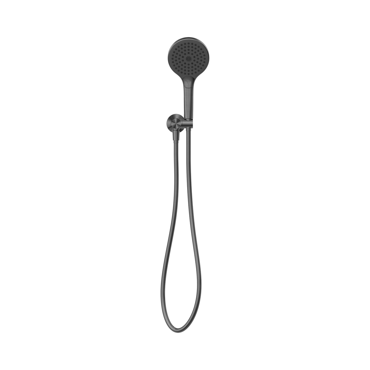 An image of Nero Tapware Mecca Shower On Bracket With Air Shower II Gun Metal