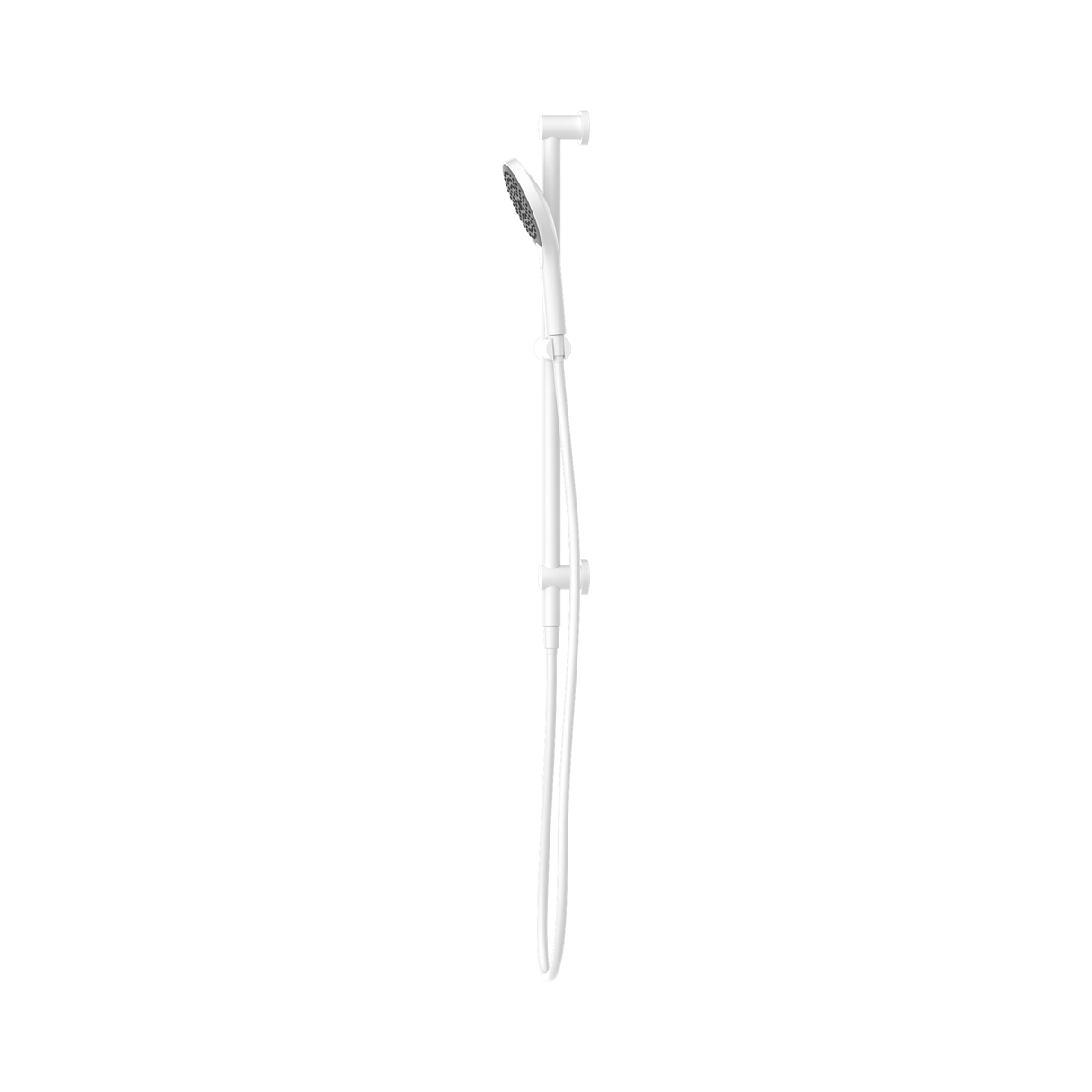 An image of Nero Tapware Mecca Shower Rail With Air Shower II Matte White