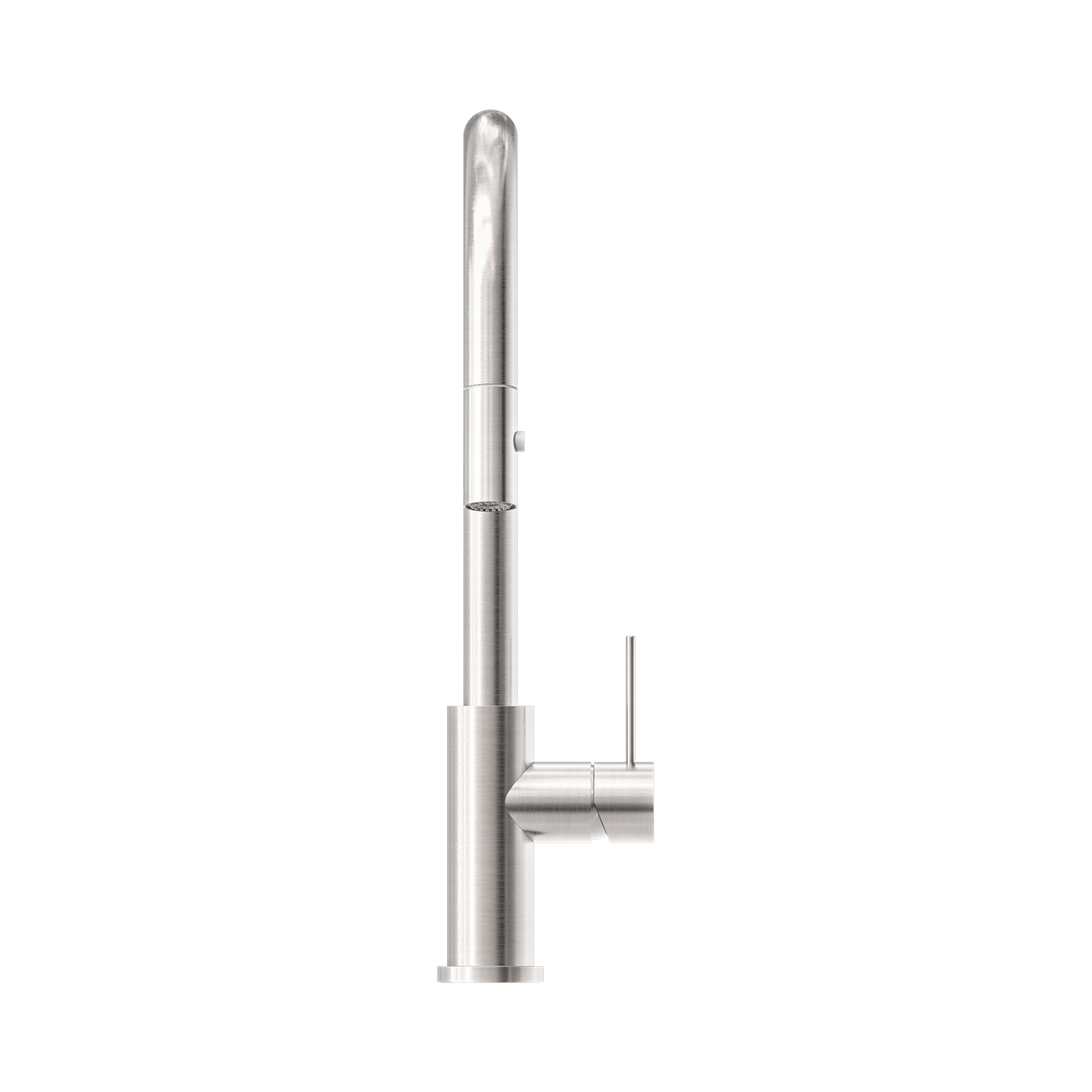An image of Nero Tapware Mecca Pull Out Sink Mixer With Vegie Spray Function Brushed Nickel