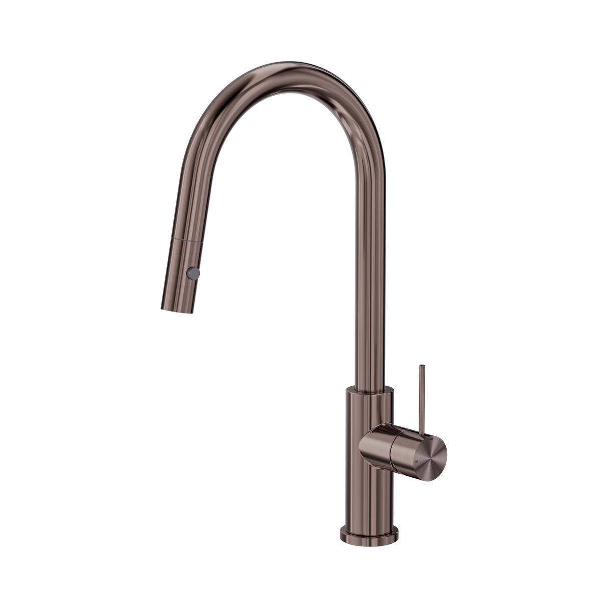 An image of Nero Tapware Mecca Pull Out Sink Mixer With Vegie Spray Function Brushed Bronze
