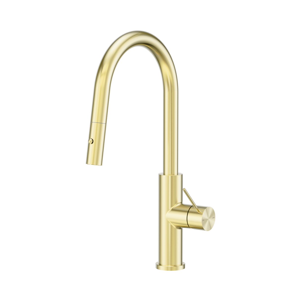 An image of Nero Tapware Mecca Smart Sensor Pull Out Kitchen Mixer Brushed Gold