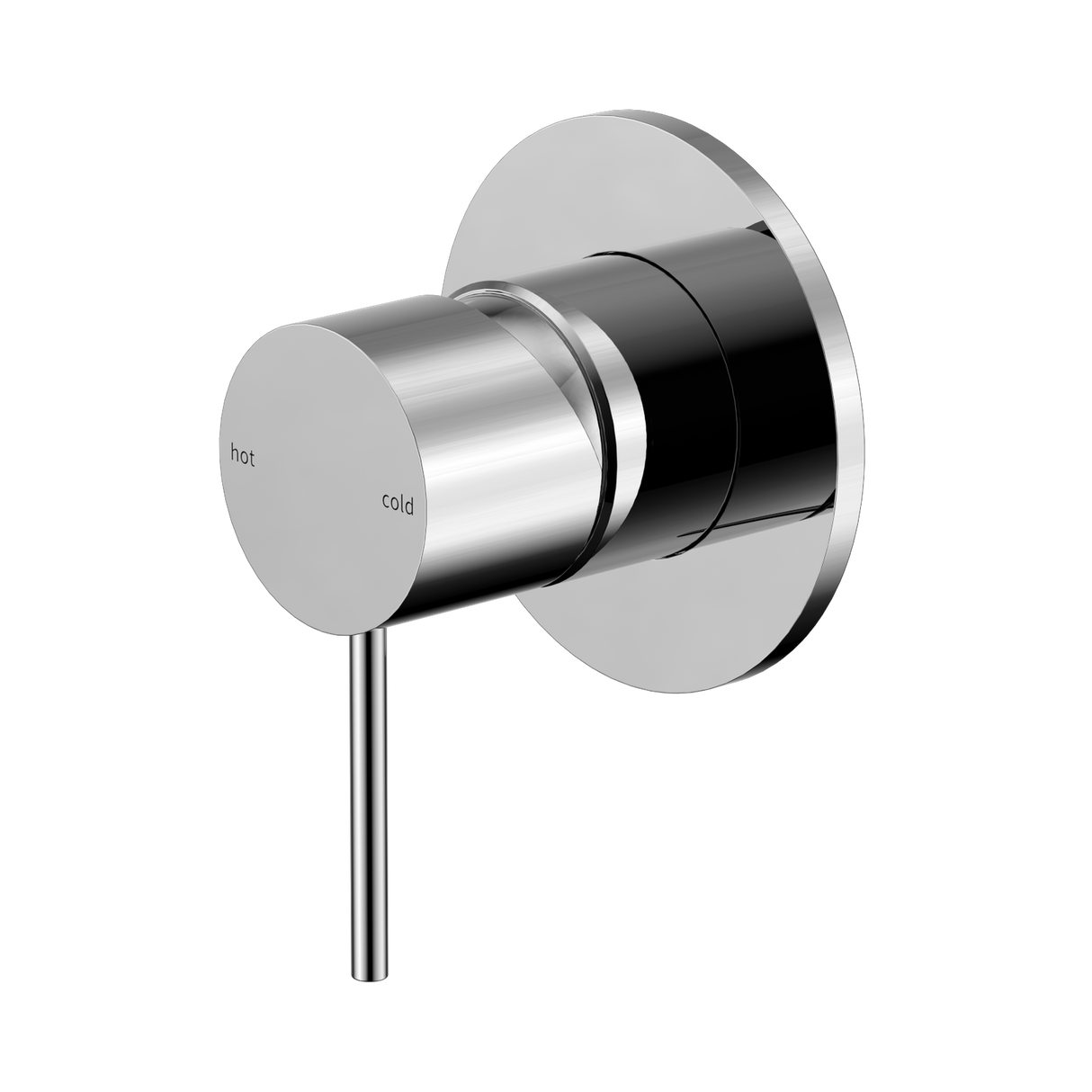 An image of Nero Tapware Mecca Shower Mixer 80mm Plate Chrome