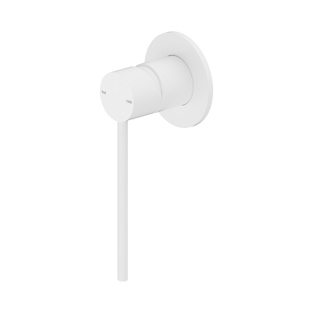 An image of Nero Tapware Mecca Care Shower Mixer Matte White