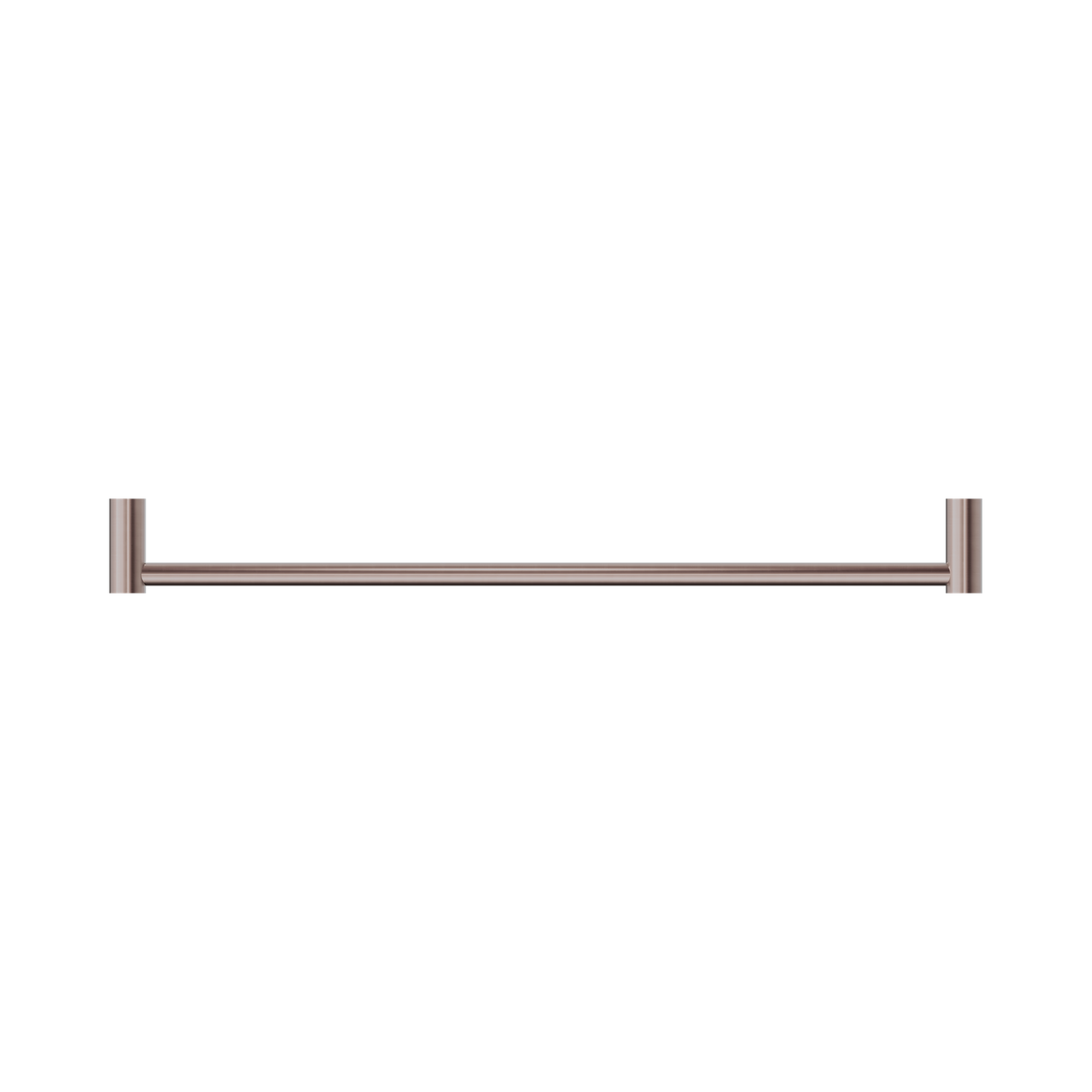 An image of Nero Tapware New Mecca Single Towel Rail 600mm Brushed Bronze