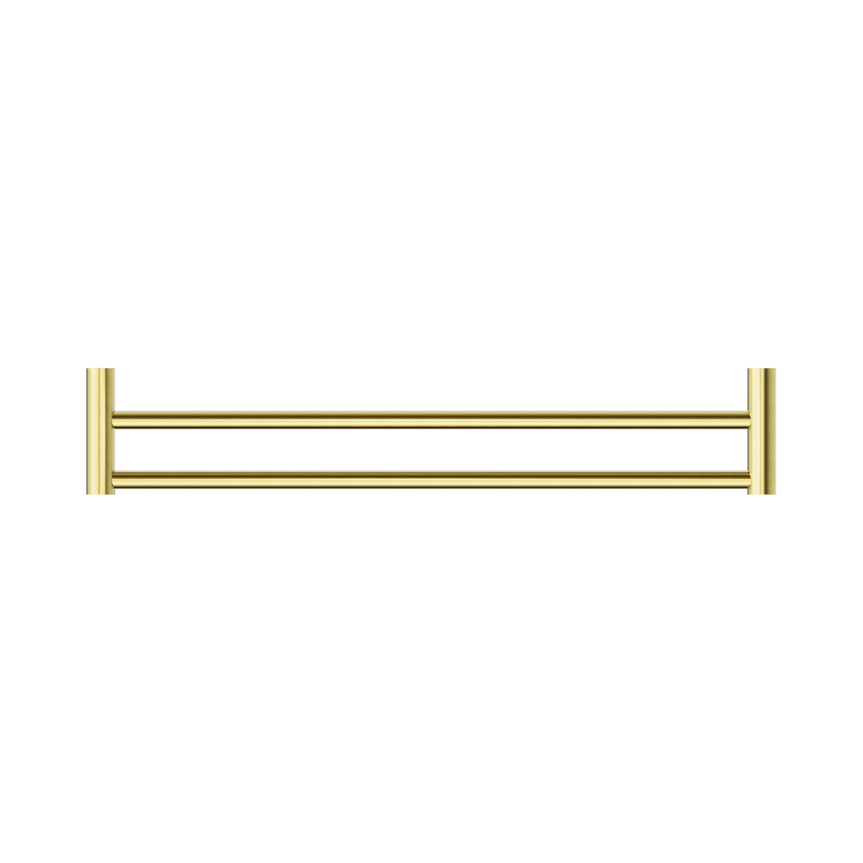 An image of Nero Tapware New Mecca Double Towel Rail 600mm Brushed Gold