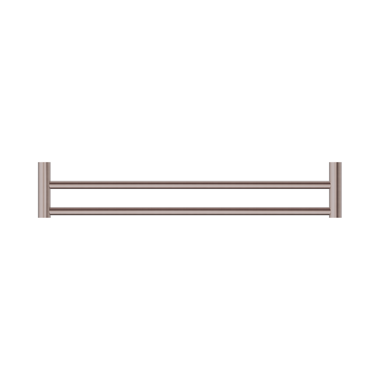 An image of Nero Tapware New Mecca Double Towel Rail 600mm Brushed Bronze