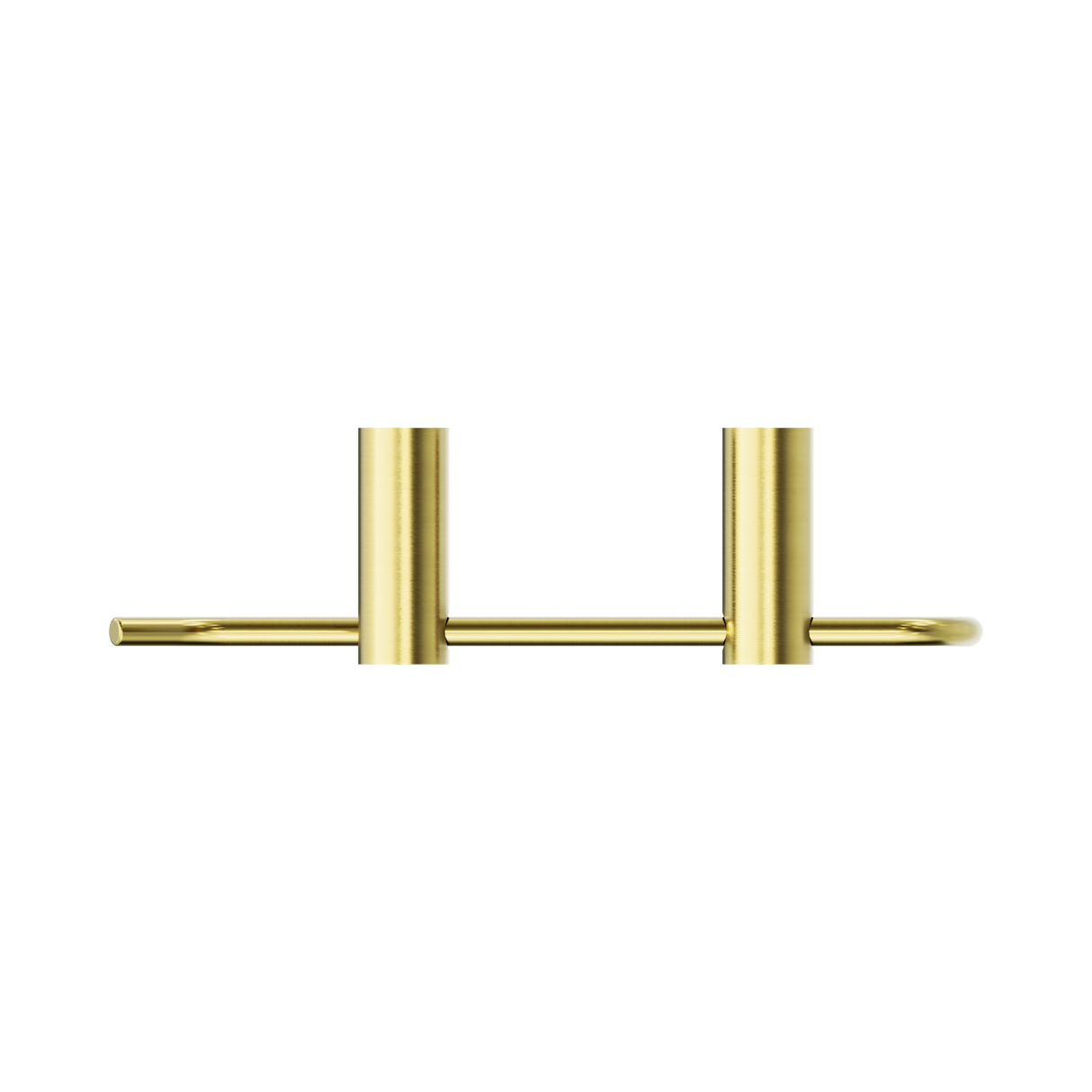 An image of Nero Tapware New Mecca Hand Towel Rail Brushed Gold