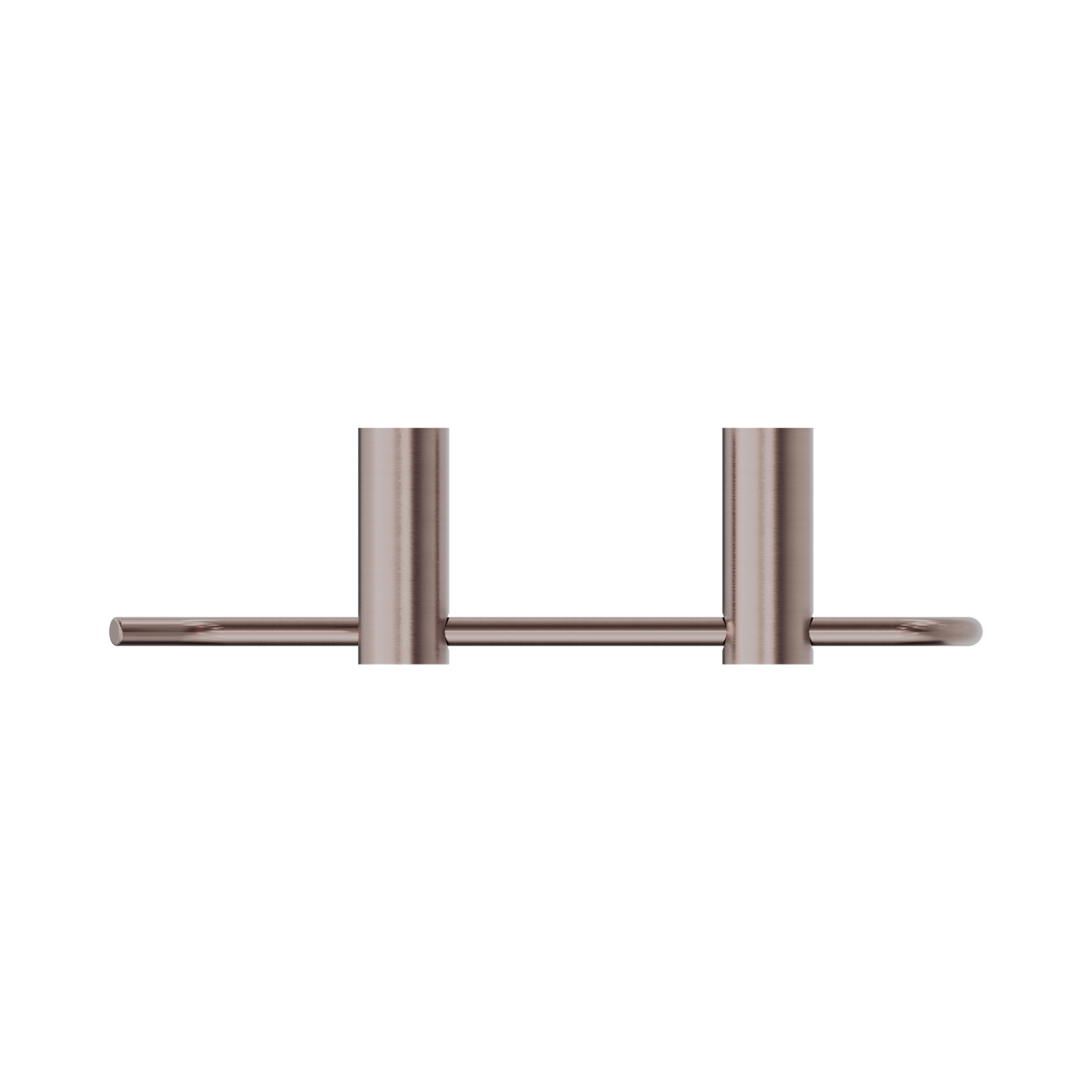 An image of Nero Tapware New Mecca Hand Towel Rail Brushed Bronze