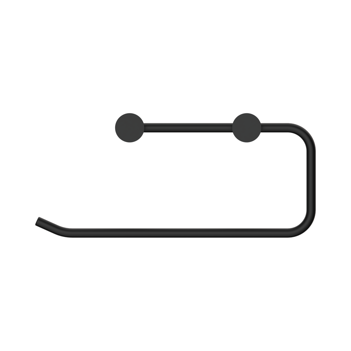 An image of Nero Tapware New Mecca Hand Towel Rail Matte Black